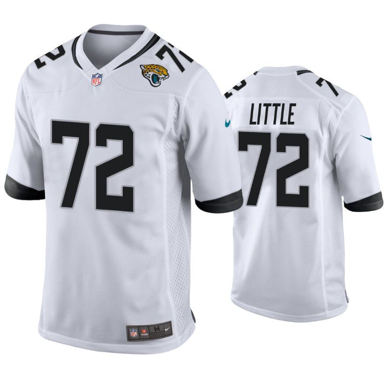 Men Jacksonville Jaguars #72 Walker Little Nike White Game NFL Jersey